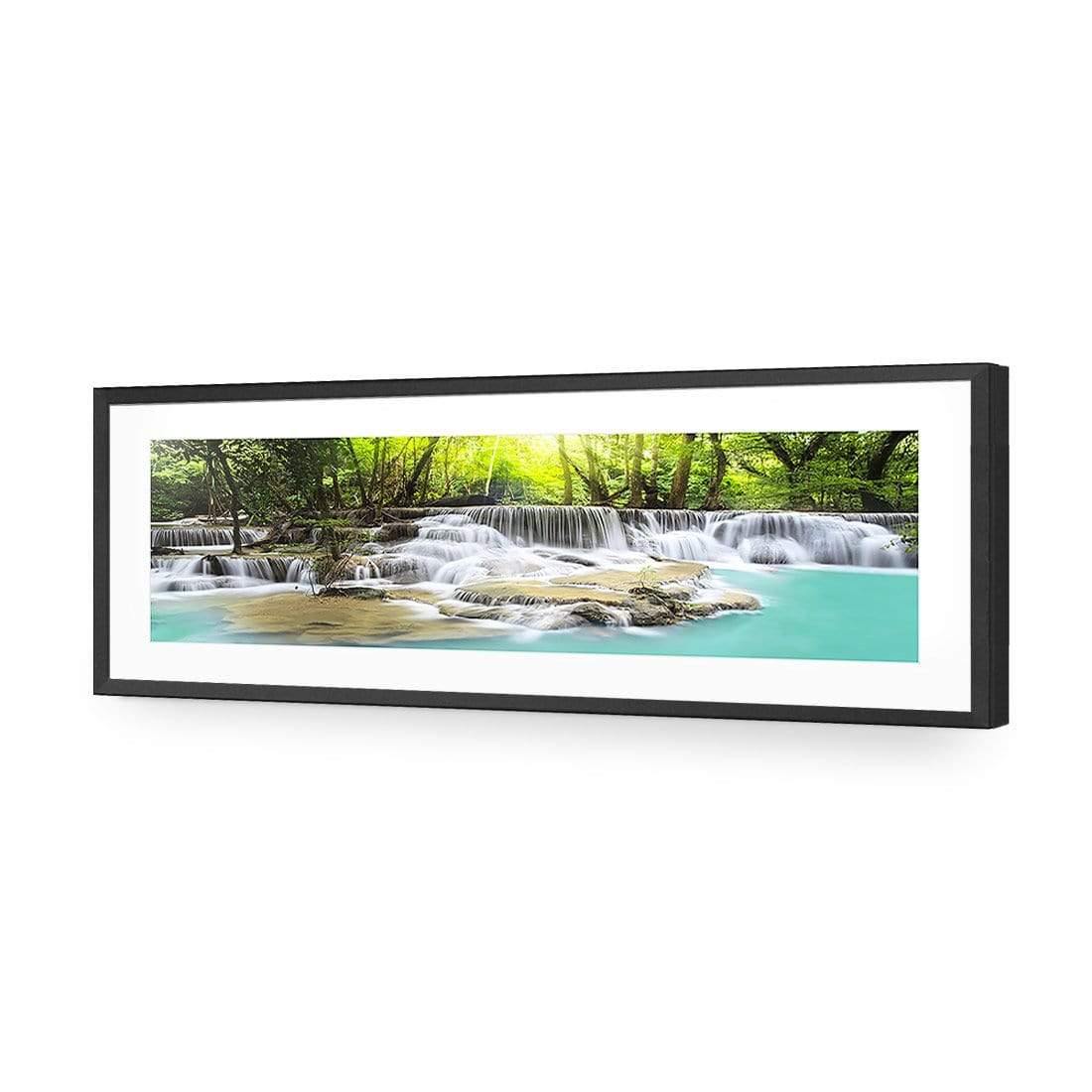 Waterfall Sunset (Long) - Wall Art Designs - 655_AL_H WAD_AP - 030 - MAT_90x30_S - 2538 - BLK