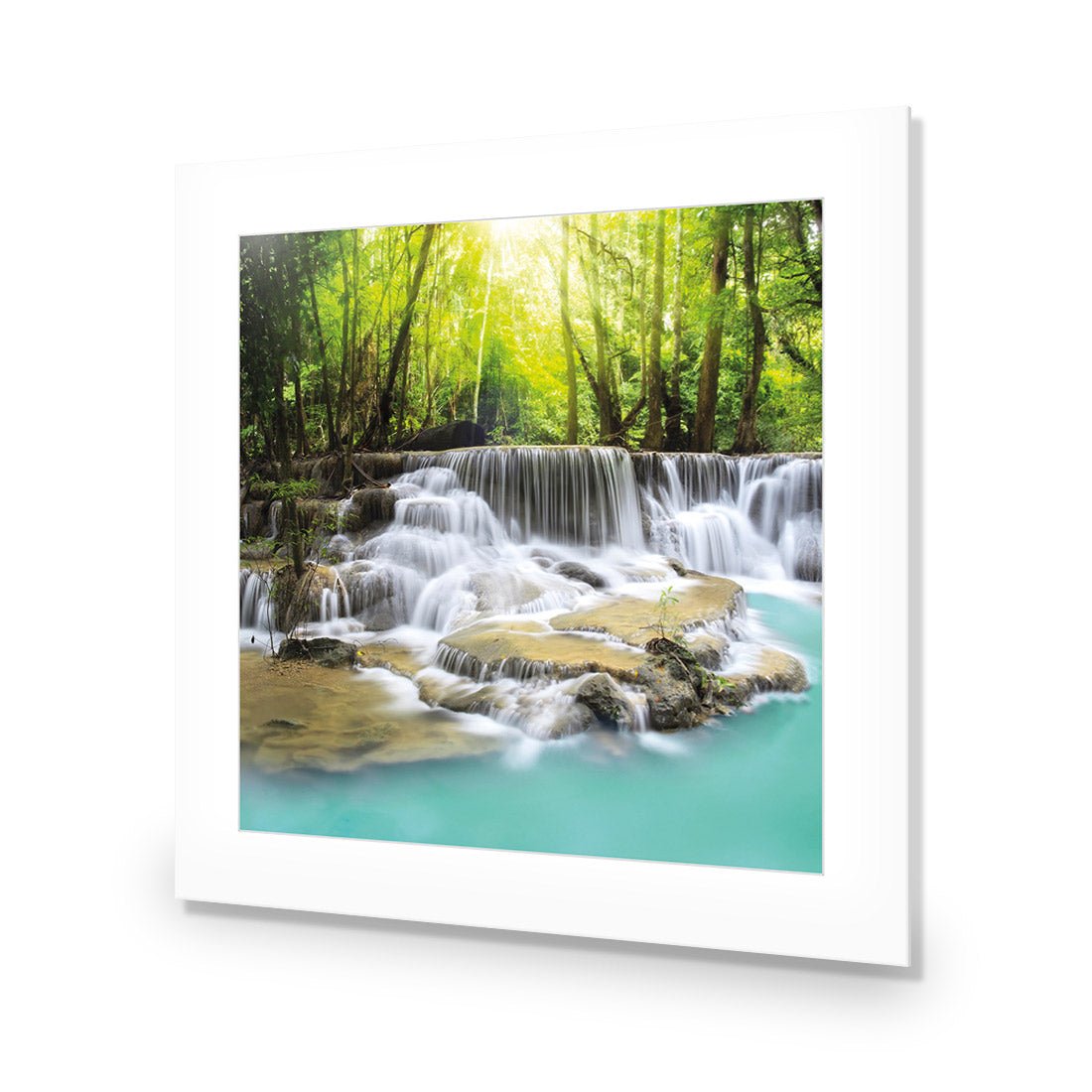 Waterfall Sunset (square) - Wall Art Designs - 655_AS_Q WAD_AP - 030 - MAT_37x37_NONE