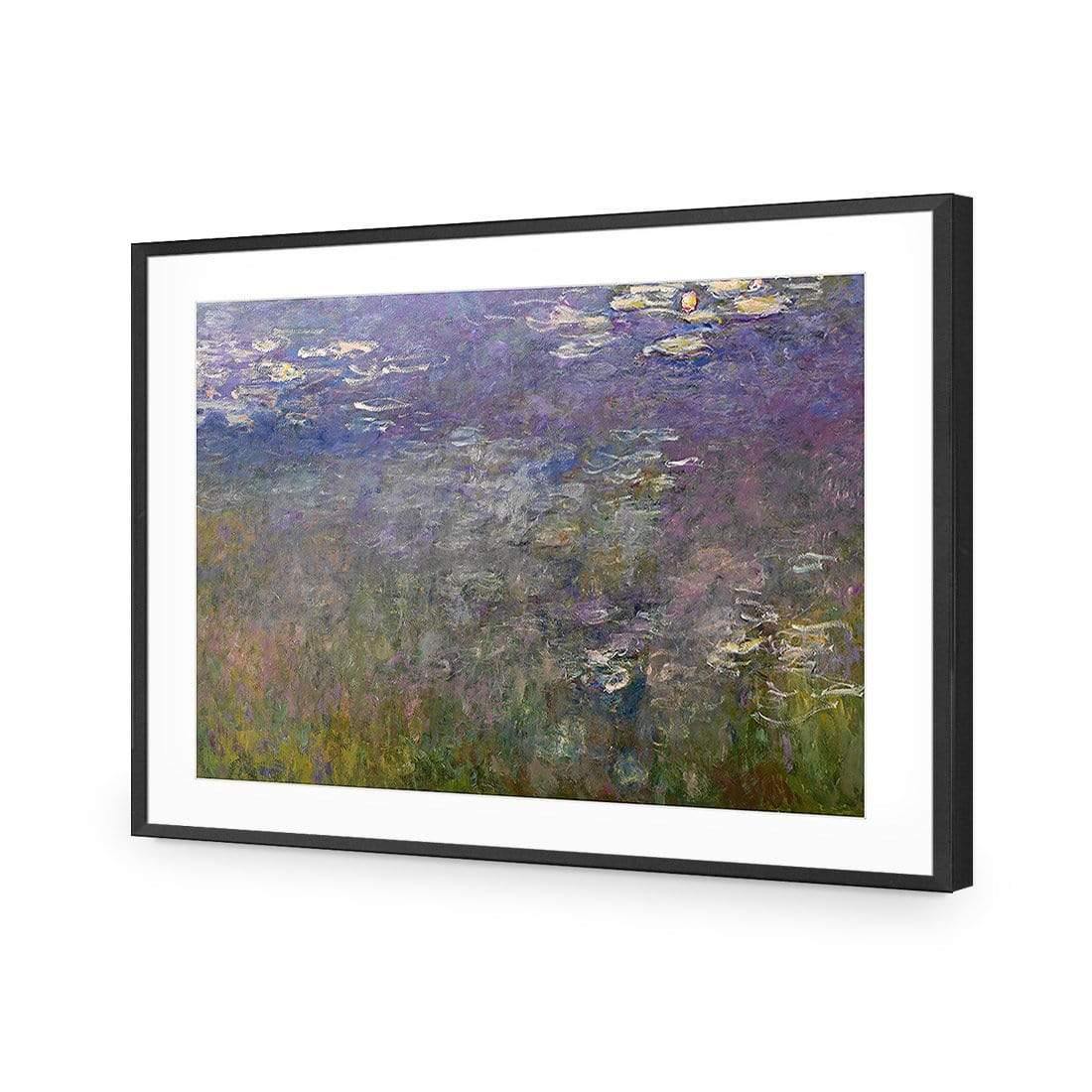 Waterlily Pond by Monet - Wall Art Designs - 3818_AR_H WAD_AP - 030 - MAT_45x30_S - 2538 - BLK