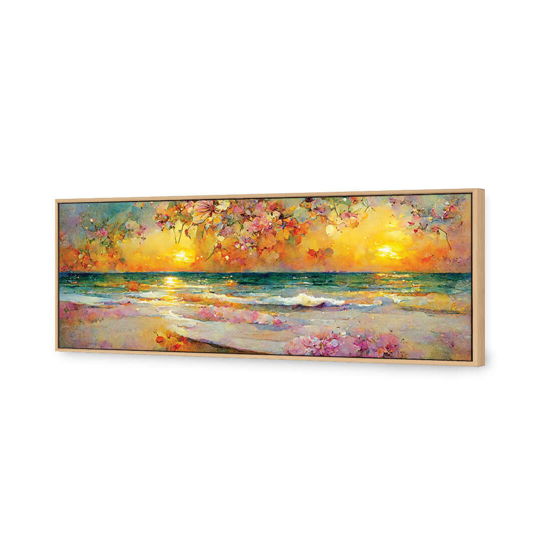 Wave of Petals - Wall Art Designs - WB_100182_AL_H WAD_CP - MPY - 260 - M - S - S_60x20_S - 1550 - OAK