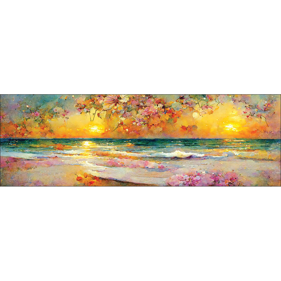 Wave of Petals - Wall Art Designs - WB_100182_AL_H WAD_CP - MPY - 260 - M - S - S_60x20_NONE