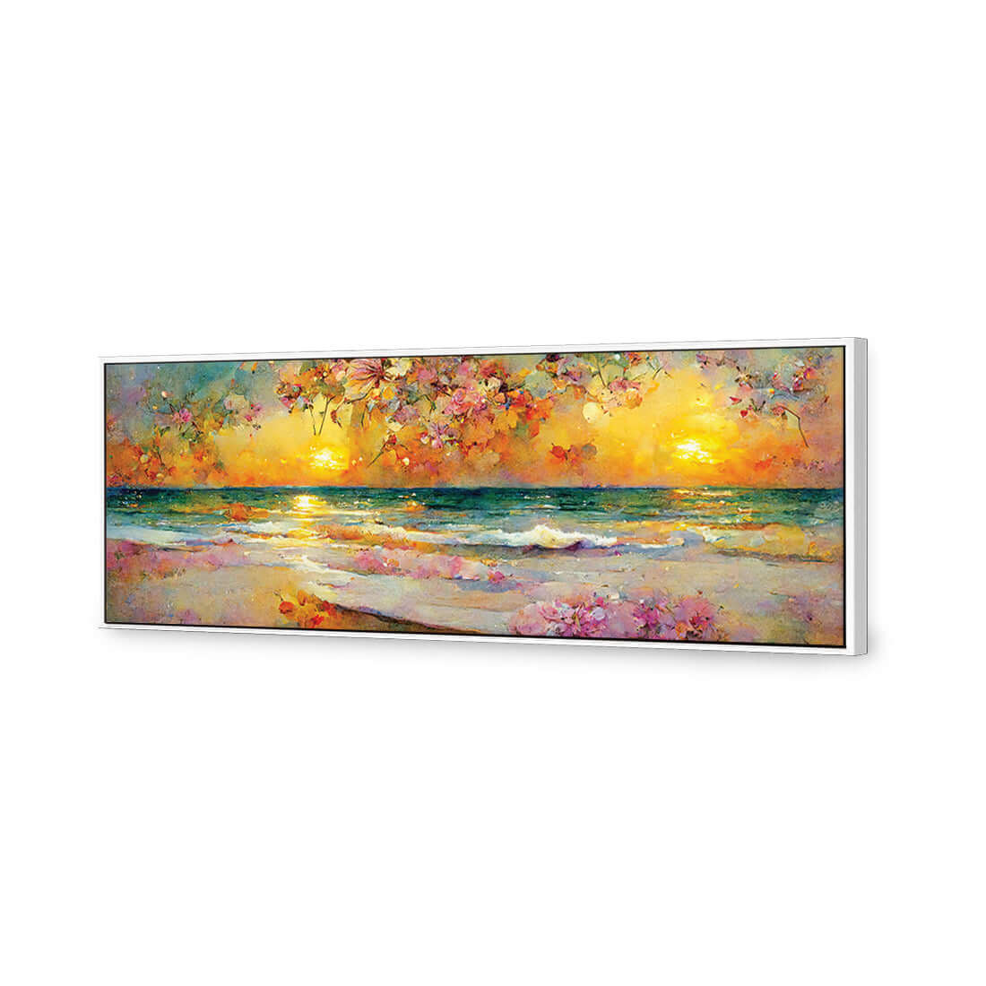 Wave of Petals - Wall Art Designs - WB_100182_AL_H WAD_CP - MPY - 260 - M - S - S_60x20_S - 1550 - WHT