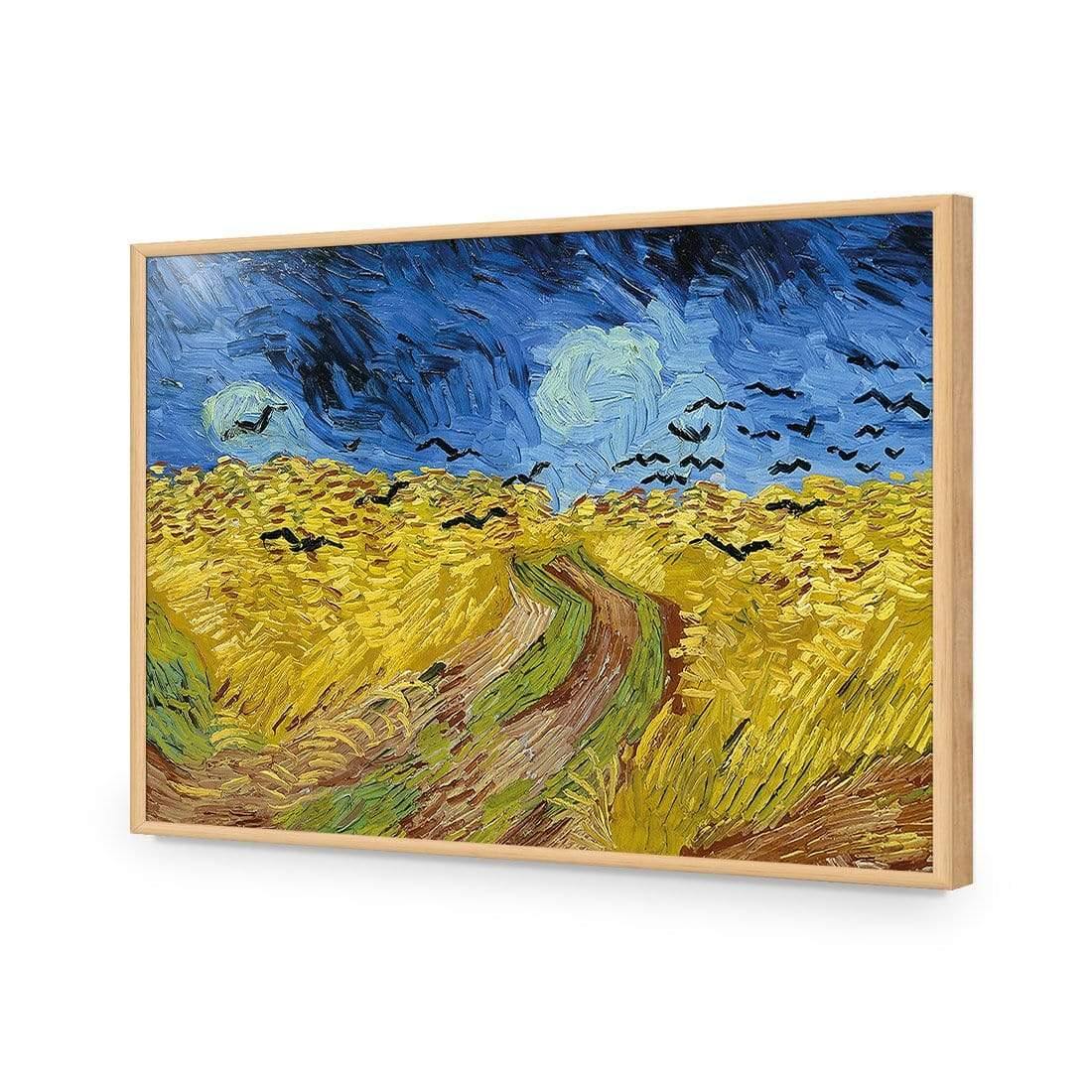 Wheat Fields with Crows by Vincent van Gogh - Wall Art Designs - 3826_AR_H WAD_AP - 030 - EDG_45x30_S - 2538 - OAK