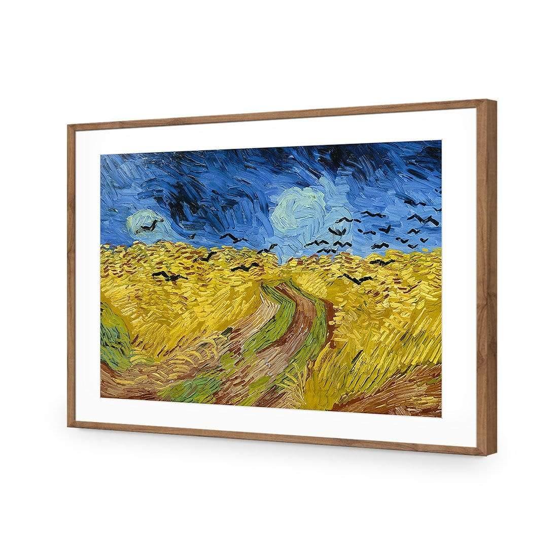 Wheat Fields with Crows by Vincent van Gogh - Wall Art Designs - 3826_AR_H WAD_AP - 030 - MAT_45x30_S - 2538 - NAT