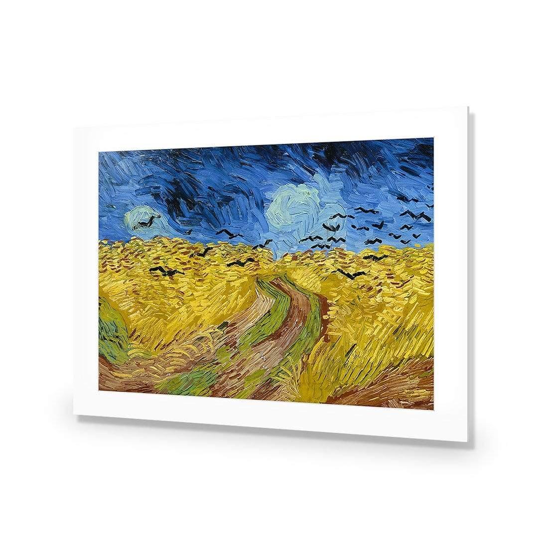 Wheat Fields with Crows by Vincent van Gogh - Wall Art Designs - 3826_AR_H WAD_AP - 030 - MAT_45x30_NONE