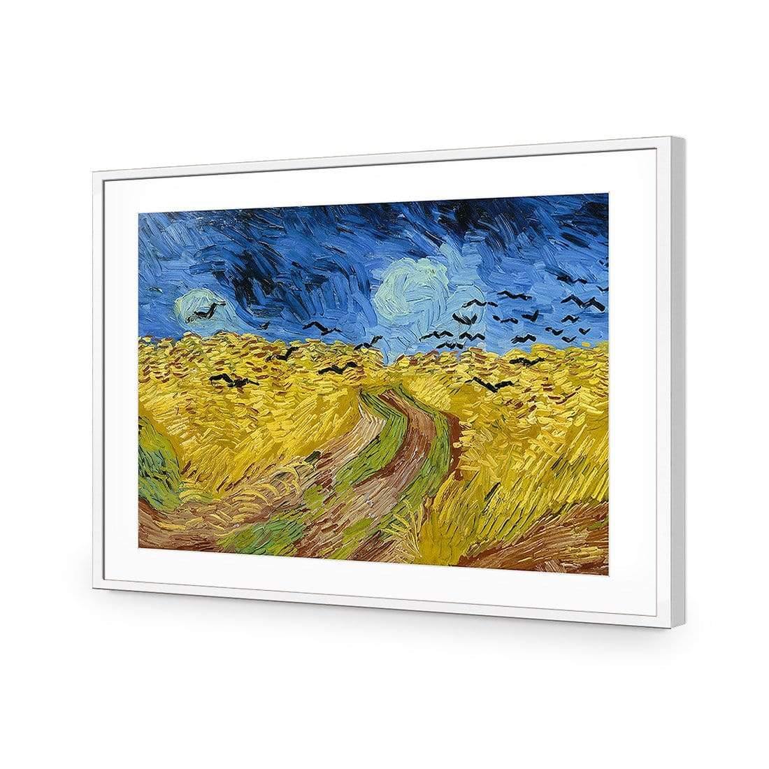 Wheat Fields with Crows by Vincent van Gogh - Wall Art Designs - 3826_AR_H WAD_AP - 030 - MAT_45x30_S - 2538 - WHT