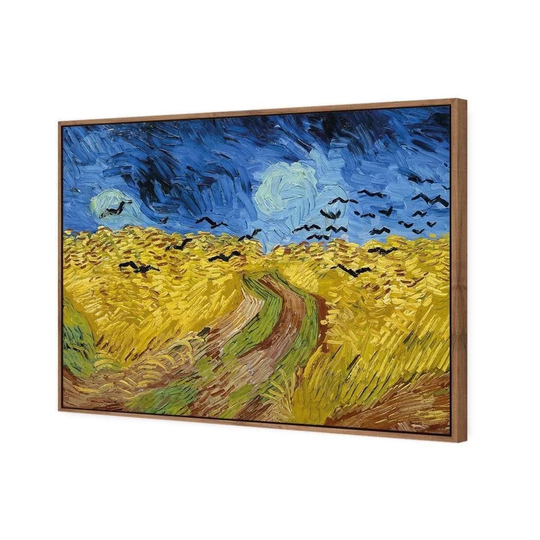 Wheat Fields with Crows by Vincent van Gogh - Wall Art Designs - 3826_AR_H WAD_CP - MPY - 260 - M - S - S_45x30_S - 1550 - NAT