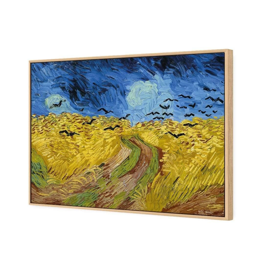 Wheat Fields with Crows by Vincent van Gogh - Wall Art Designs - 3826_AR_H WAD_CP - MPY - 260 - M - S - S_45x30_S - 1550 - OAK