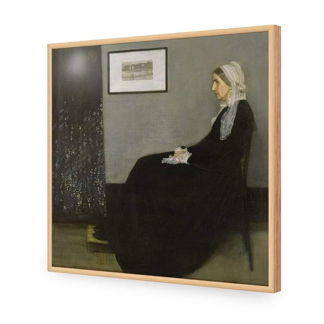 Whistler's Mother by James Abbott - Wall Art Designs - 3821_AS_Q WAD_AP - 030 - EDG_37x37_S - 2538 - OAK