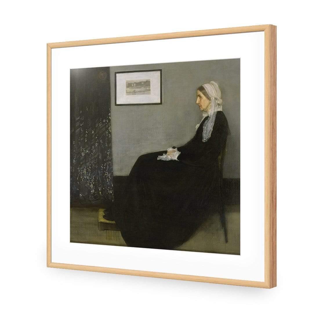 Whistler's Mother by James Abbott - Wall Art Designs - 3821_AS_Q WAD_AP - 030 - MAT_37x37_S - 2538 - OAK