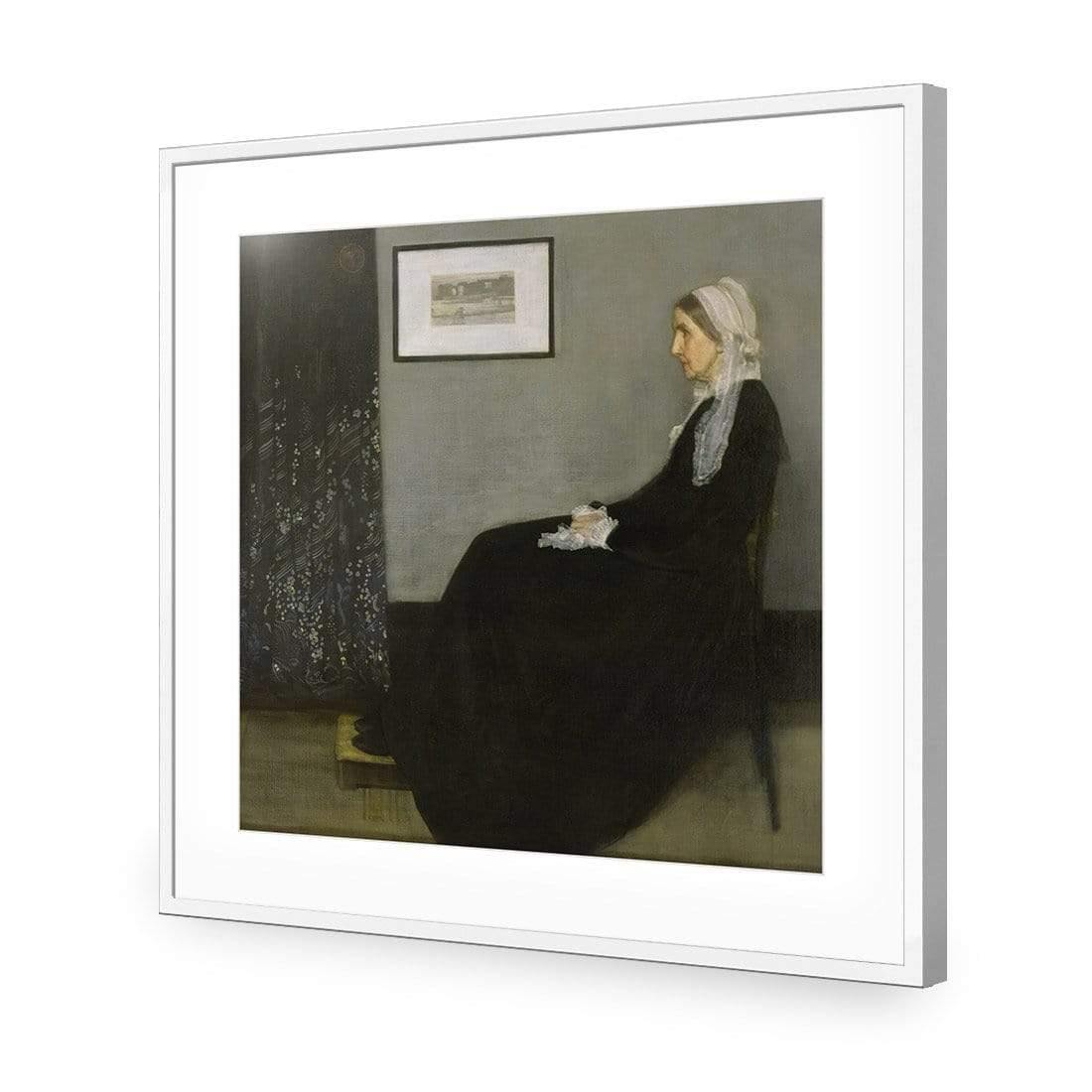 Whistler's Mother by James Abbott - Wall Art Designs - 3821_AS_Q WAD_AP - 030 - MAT_37x37_S - 2538 - WHT