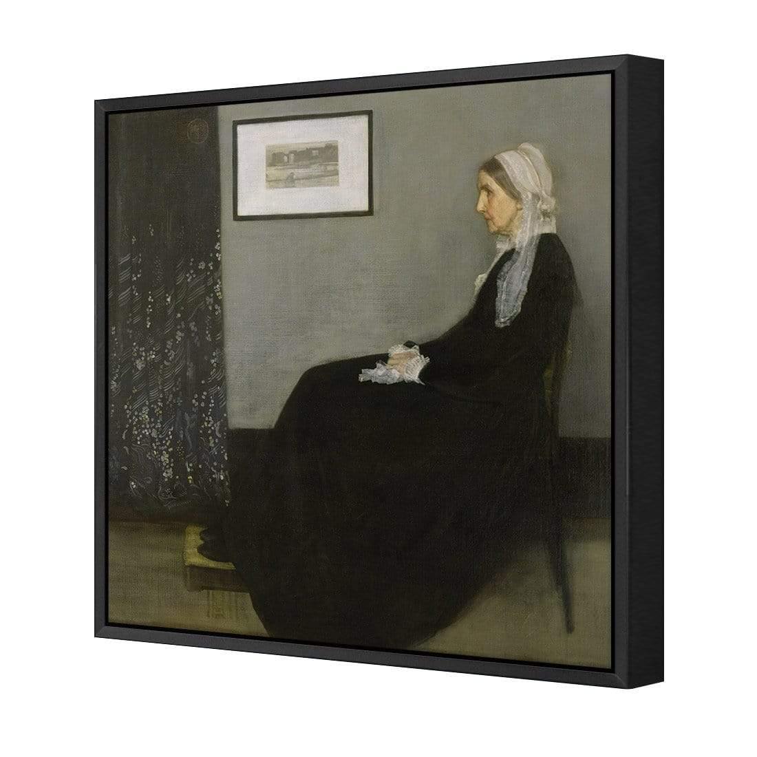 Whistler's Mother by James Abbott - Wall Art Designs - 3821_AS_Q WAD_CP - MPY - 260 - M - S - S_37x37_S - 1550 - BLK