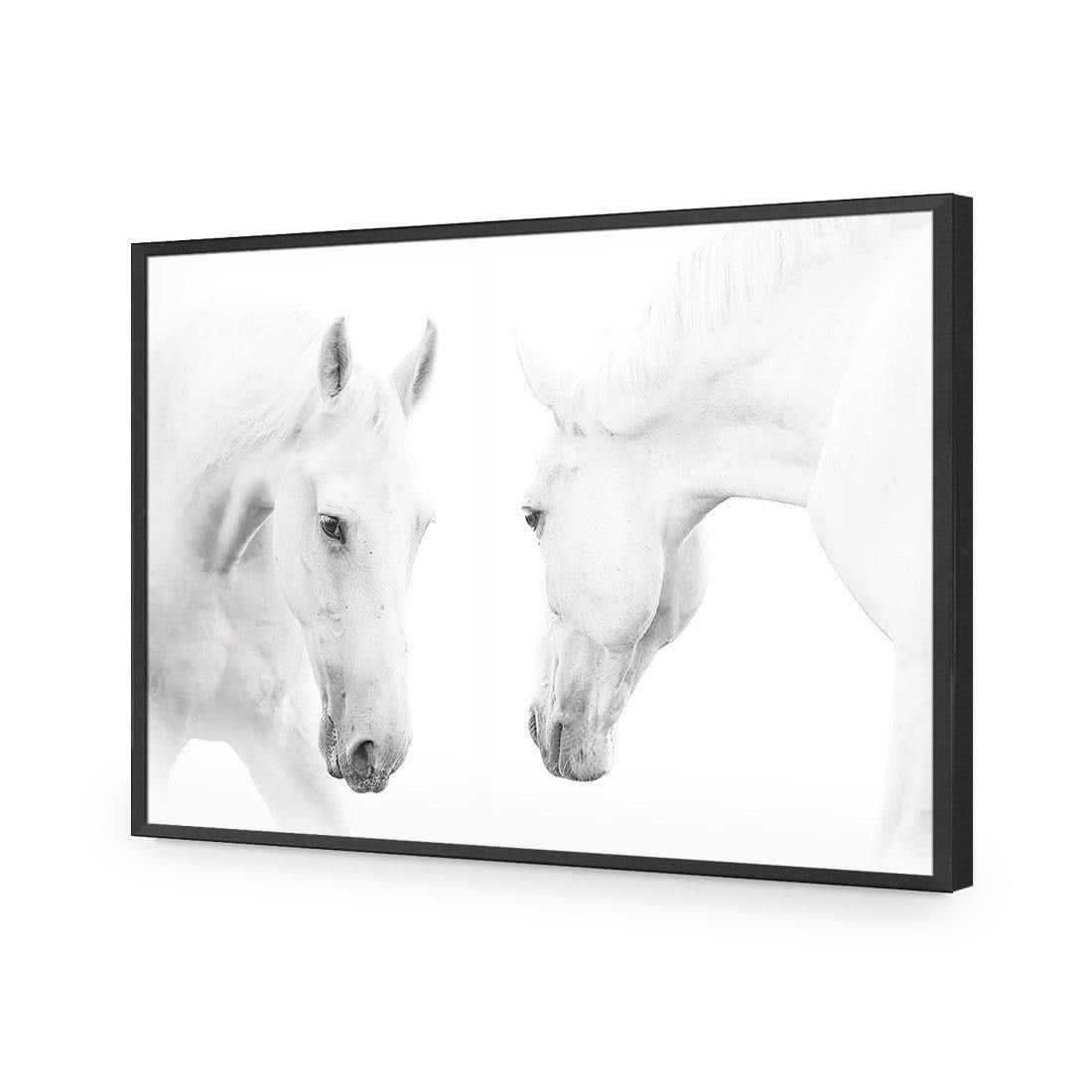 White Horses - Wall Art Designs - AU_1028_AR_H WAD_AP - 030 - EDG_45x30_S - 2538 - BLK