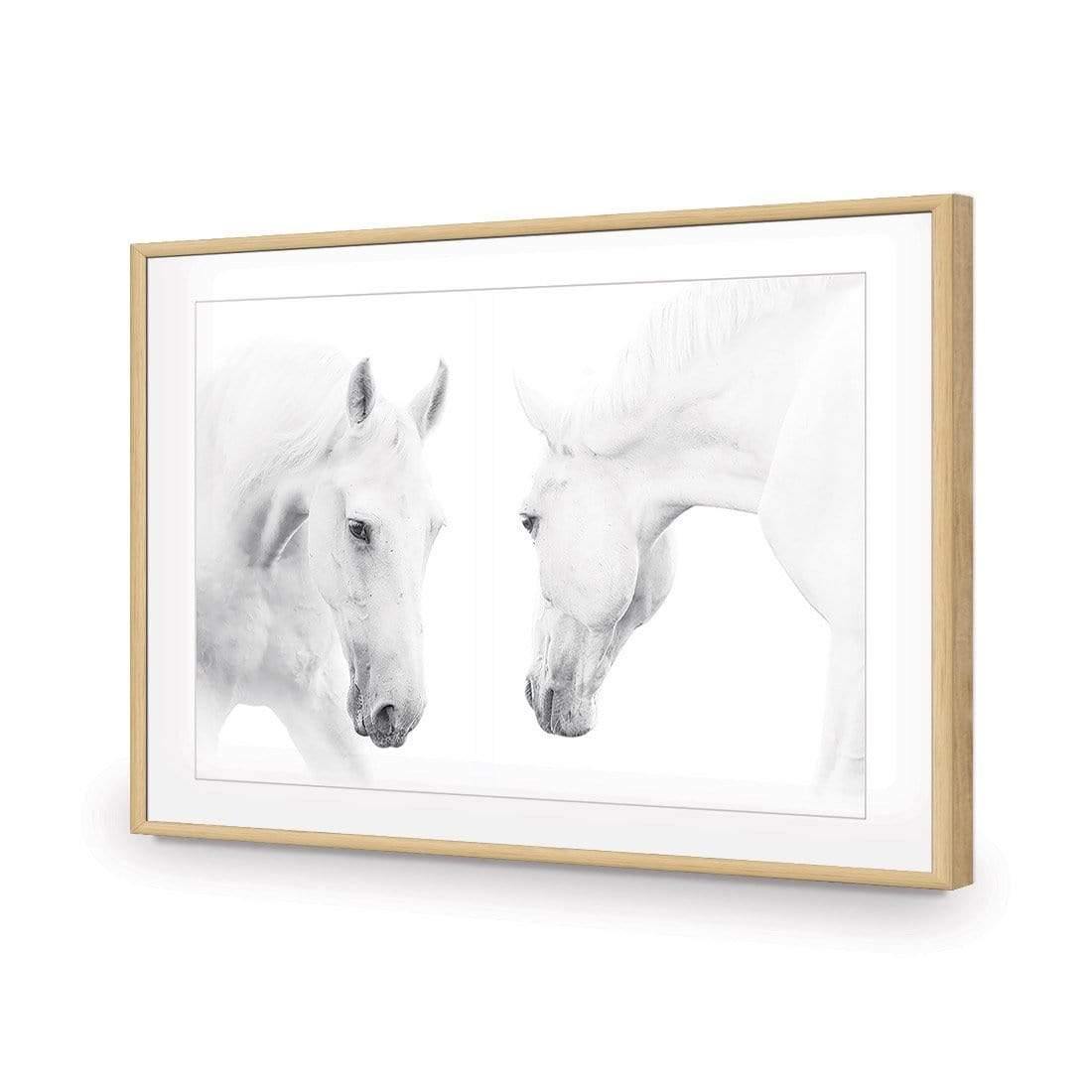 White Horses - Wall Art Designs - AU_1028_AR_H WAD_AP - 030 - MAT_45x30_S - 2538 - OAK