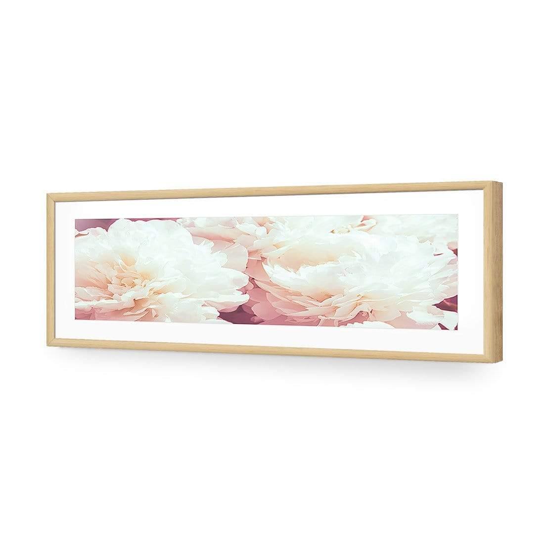 White Peony (Long) - Wall Art Designs - 3167_AL_H WAD_AP - 030 - MAT_90x30_S - 2538 - OAK