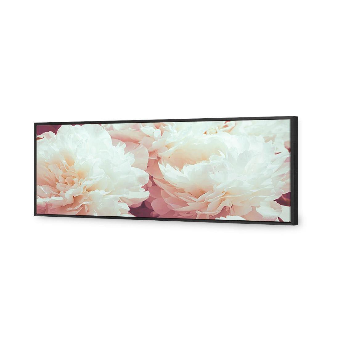 White Peony (Long) - Wall Art Designs - 3167_AL_H WAD_CP - MPY - 260 - M - S - S_60x20_S - 1550 - BLK