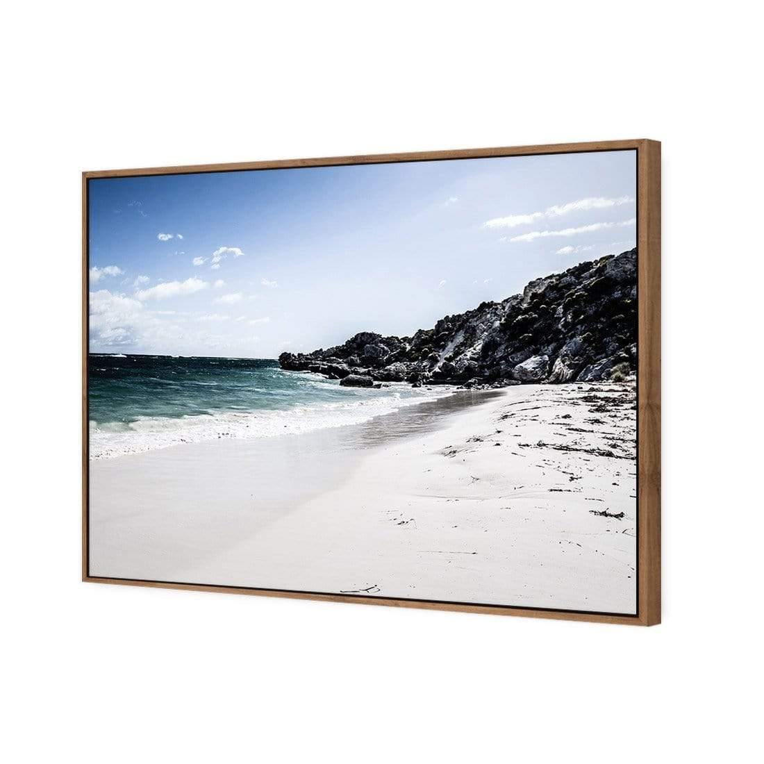 Whitewashed Beach of Rottnest WA | Classic Canvas | Floating Frame | Natural