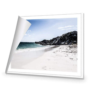 Whitewashed Beach of Rottnest WA | Classic Canvas | No Frame | Rolled Canvas