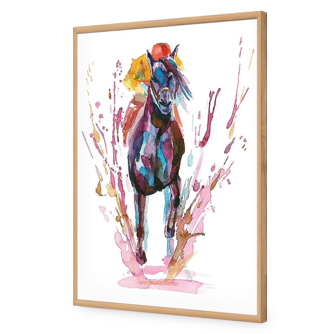 Winning Horse - Wall Art Designs - 2233_AR_V WAD_AP - 030 - EDG_45x30_S - 2538 - OAK