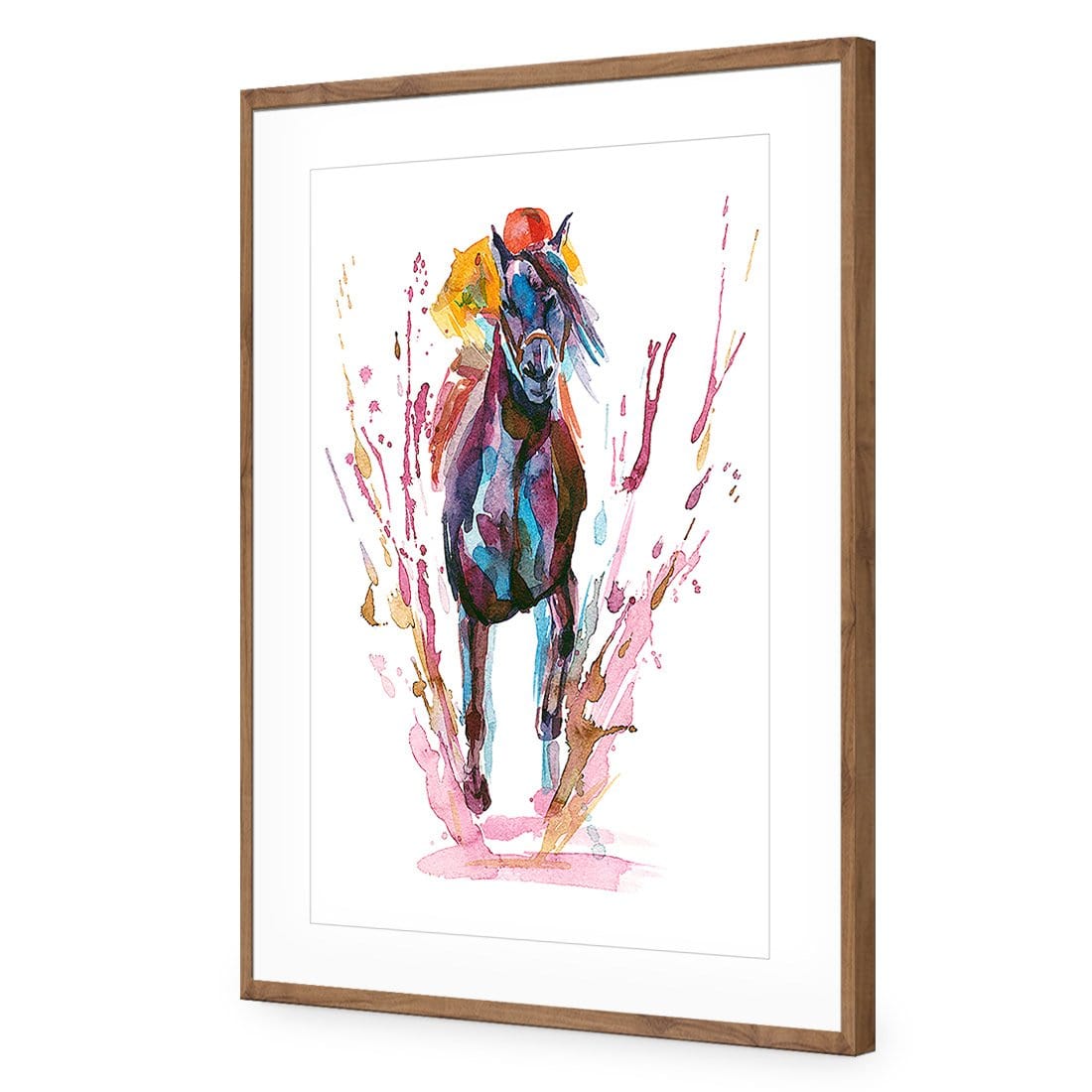 Winning Horse - Wall Art Designs - 2233_AR_V WAD_AP - 030 - MAT_45x30_S - 2538 - NAT