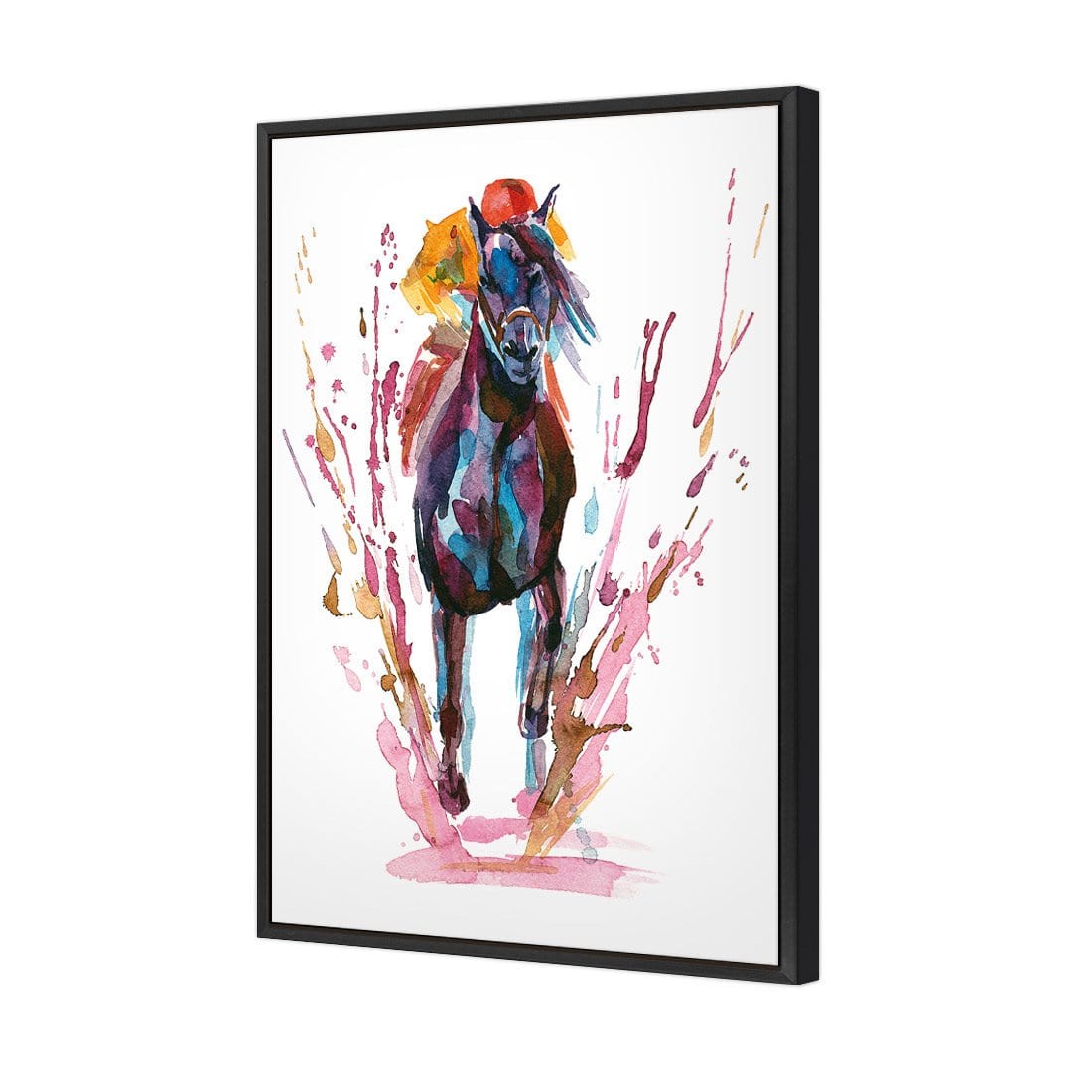 Winning Horse - Wall Art Designs - 2233_AR_V WAD_CP - MPY - 260 - M - S - S_45x30_S - 1550 - BLK