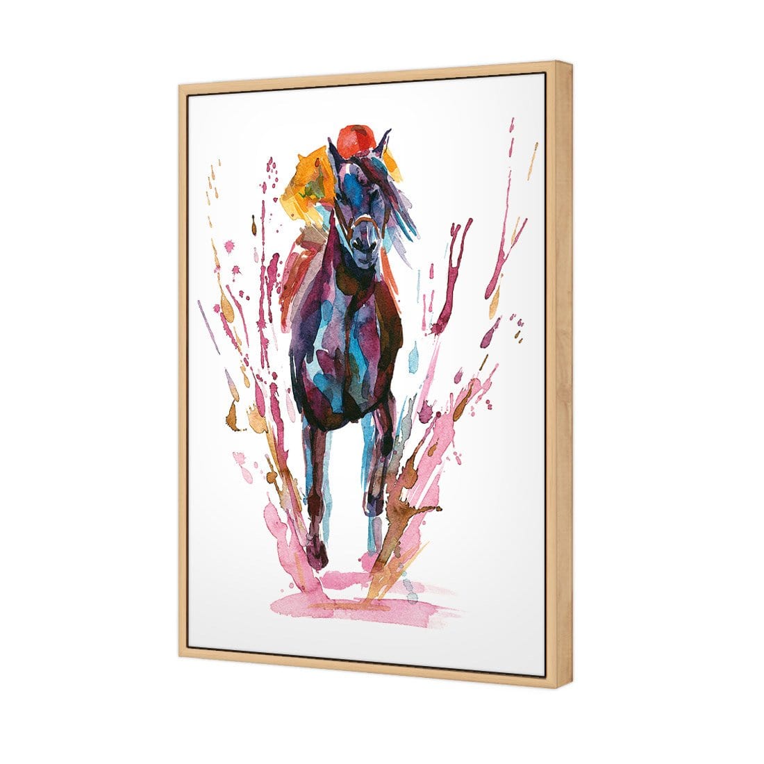 Winning Horse - Wall Art Designs - 2233_AR_V WAD_CP - MPY - 260 - M - S - S_45x30_S - 1550 - OAK