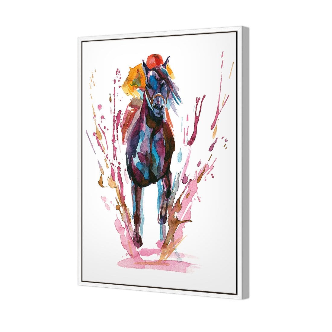 Winning Horse - Wall Art Designs - 2233_AR_V WAD_CP - MPY - 260 - M - S - S_45x30_S - 1550 - WHT