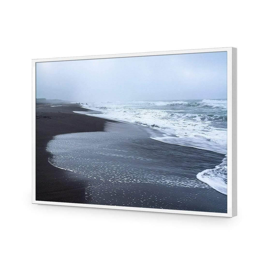 Winter Beach | Classic Acrylic | Flat Frame No Border | White