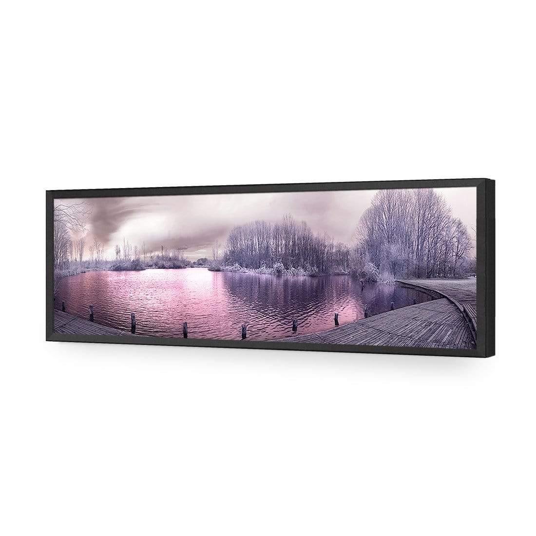 Winter Boardwalk (Long) - Wall Art Designs - 3040_AL_H WAD_AP - 030 - EDG_90x30_S - 2538 - BLK