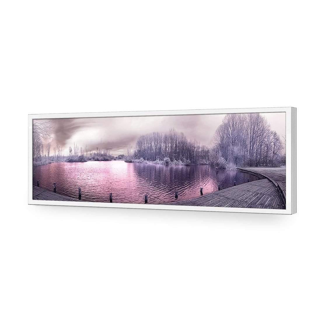 Winter Boardwalk (Long) - Wall Art Designs - 3040_AL_H WAD_AP - 030 - EDG_90x30_S - 2538 - WHT