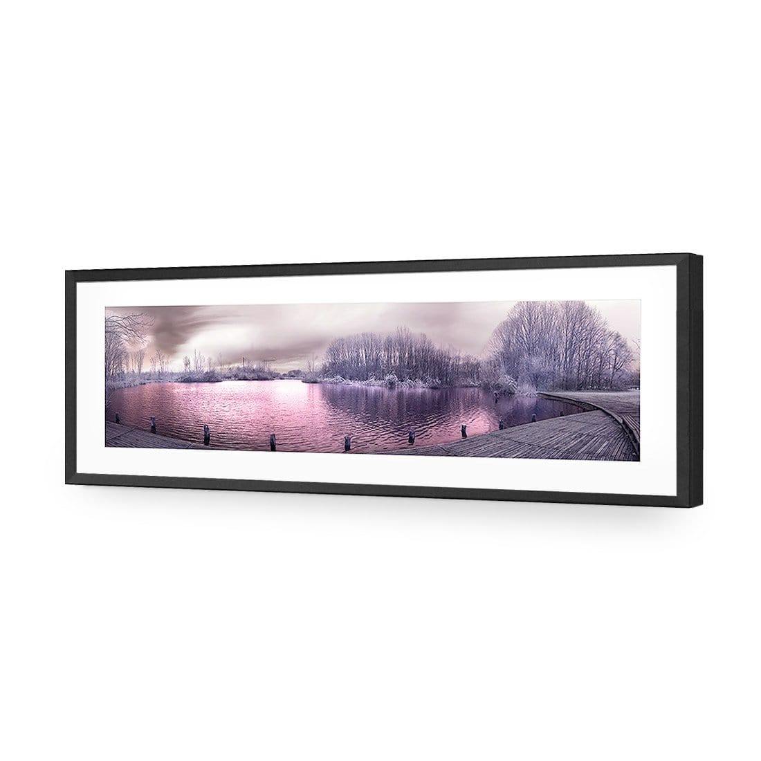 Winter Boardwalk (Long) - Wall Art Designs - 3040_AL_H WAD_AP - 030 - MAT_90x30_S - 2538 - BLK