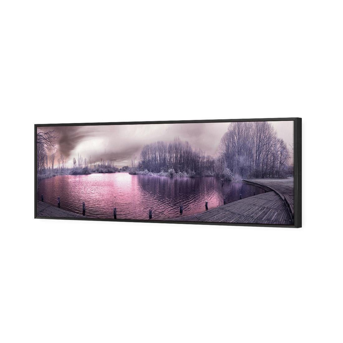 Winter Boardwalk (Long) - Wall Art Designs - 3040_AL_H WAD_CP - MPY - 260 - M - S - S_60x20_S - 1550 - BLK