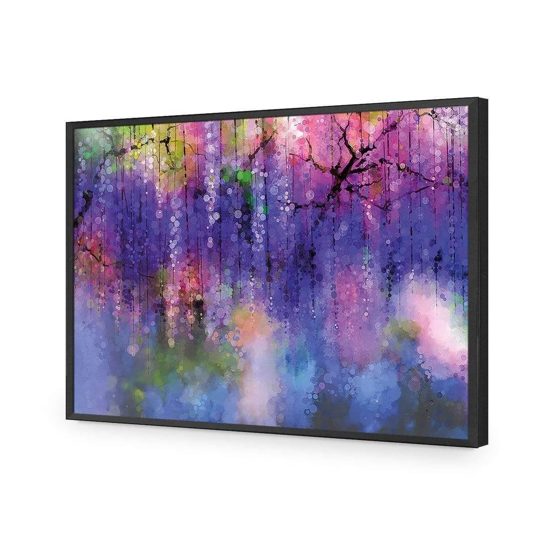 Wisteria on Bokeh - Wall Art Designs - 3950_AR_H WAD_AP - 030 - EDG_45x30_S - 2538 - BLK