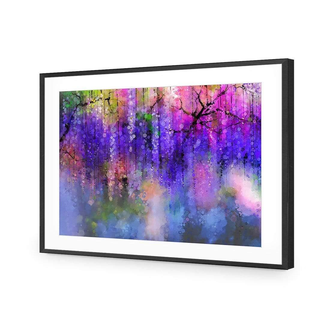 Wisteria on Bokeh - Wall Art Designs - 3950_AR_H WAD_AP - 030 - MAT_45x30_S - 2538 - BLK