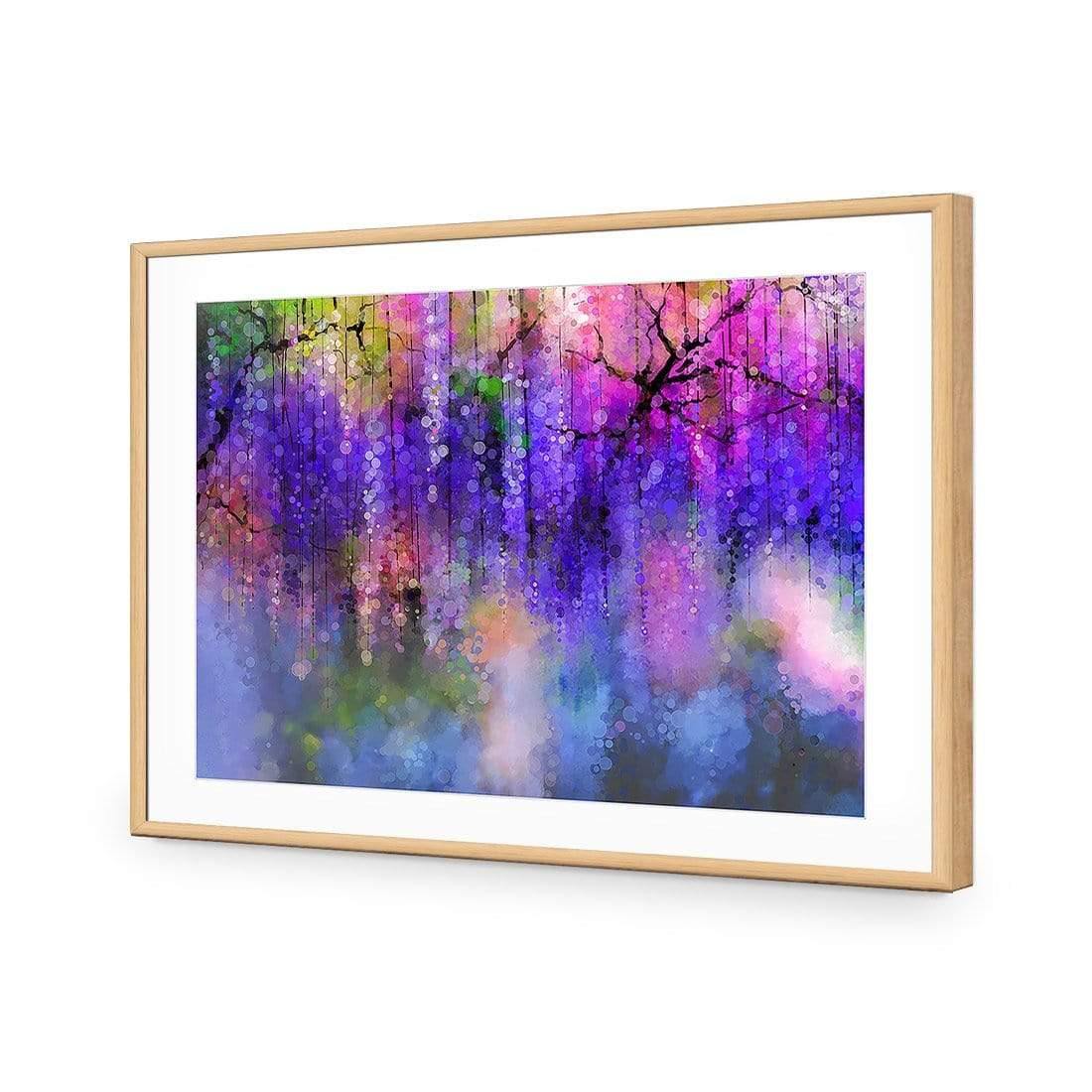 Wisteria on Bokeh - Wall Art Designs - 3950_AR_H WAD_AP - 030 - MAT_45x30_S - 2538 - OAK