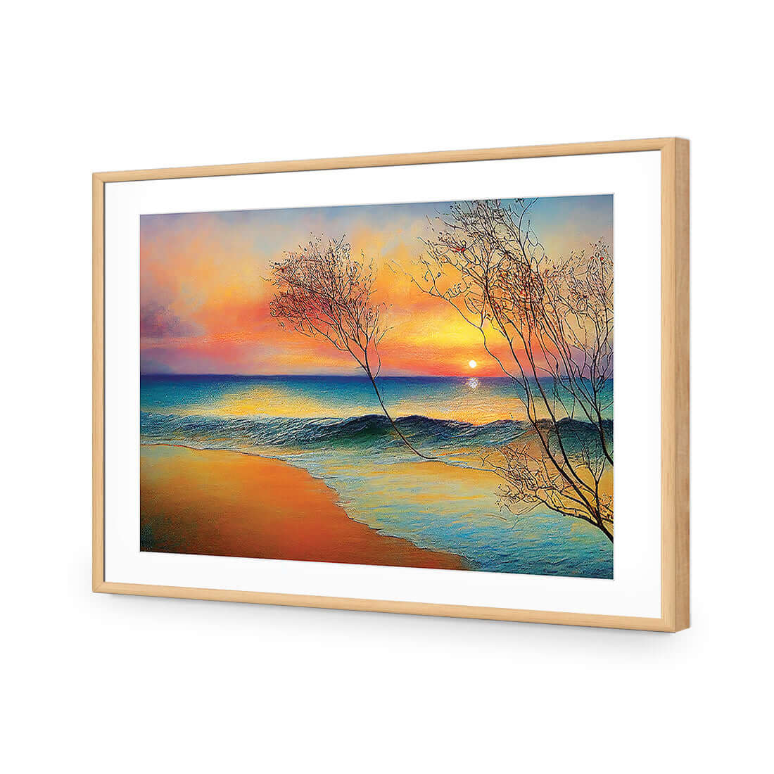 Wistful Sunset - Wall Art Designs - WB_100184_AR_H WAD_AP - 030 - MAT_45x30_S - 2538 - OAK