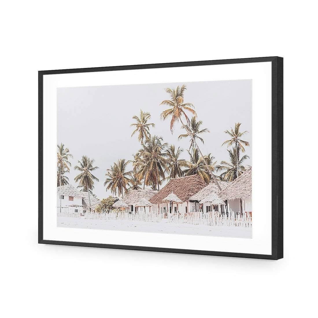 Zanzibar Village, Vintage - Wall Art Designs - AU_1010_AR_H WAD_AP - 030 - MAT_45x30_S - 2538 - BLK