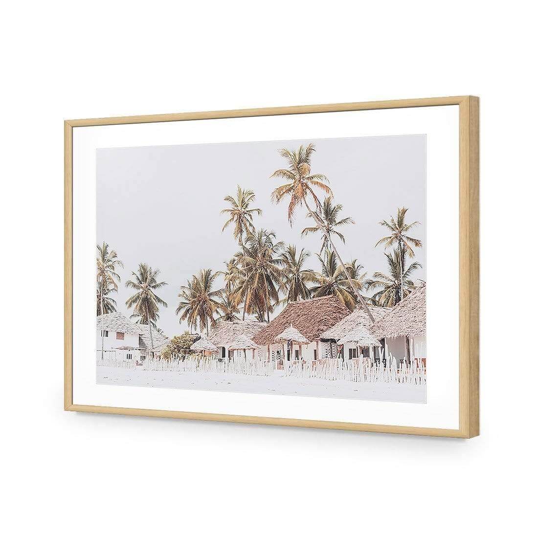 Zanzibar Village, Vintage - Wall Art Designs - AU_1010_AR_H WAD_AP - 030 - MAT_45x30_S - 2538 - OAK