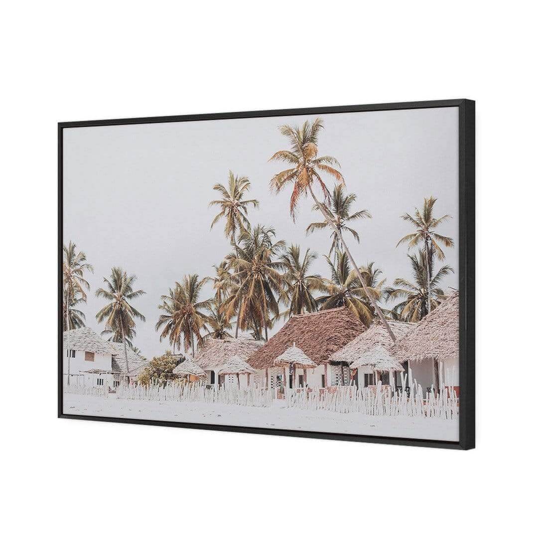 Zanzibar Village, Vintage - Wall Art Designs - AU_1010_AR_H WAD_CP - MPY - 260 - M - S - S_45x30_S - 1550 - BLK