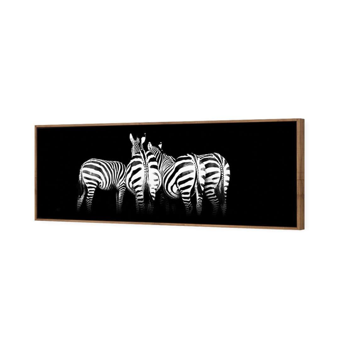 Zebra Cheeks, Black and White (long) - Wall Art Designs - 1507_BL_H WAD_CP - MPY - 260 - M - S - S_60x20_S - 1550 - NAT