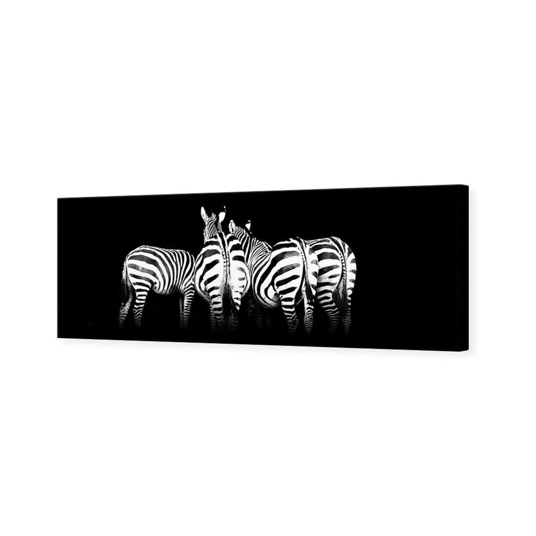 Zebra Cheeks, Black and White (long) - Wall Art Designs - 1507_BL_H WAD_CP - MPY - 260 - M - S - S_60x20_NONE