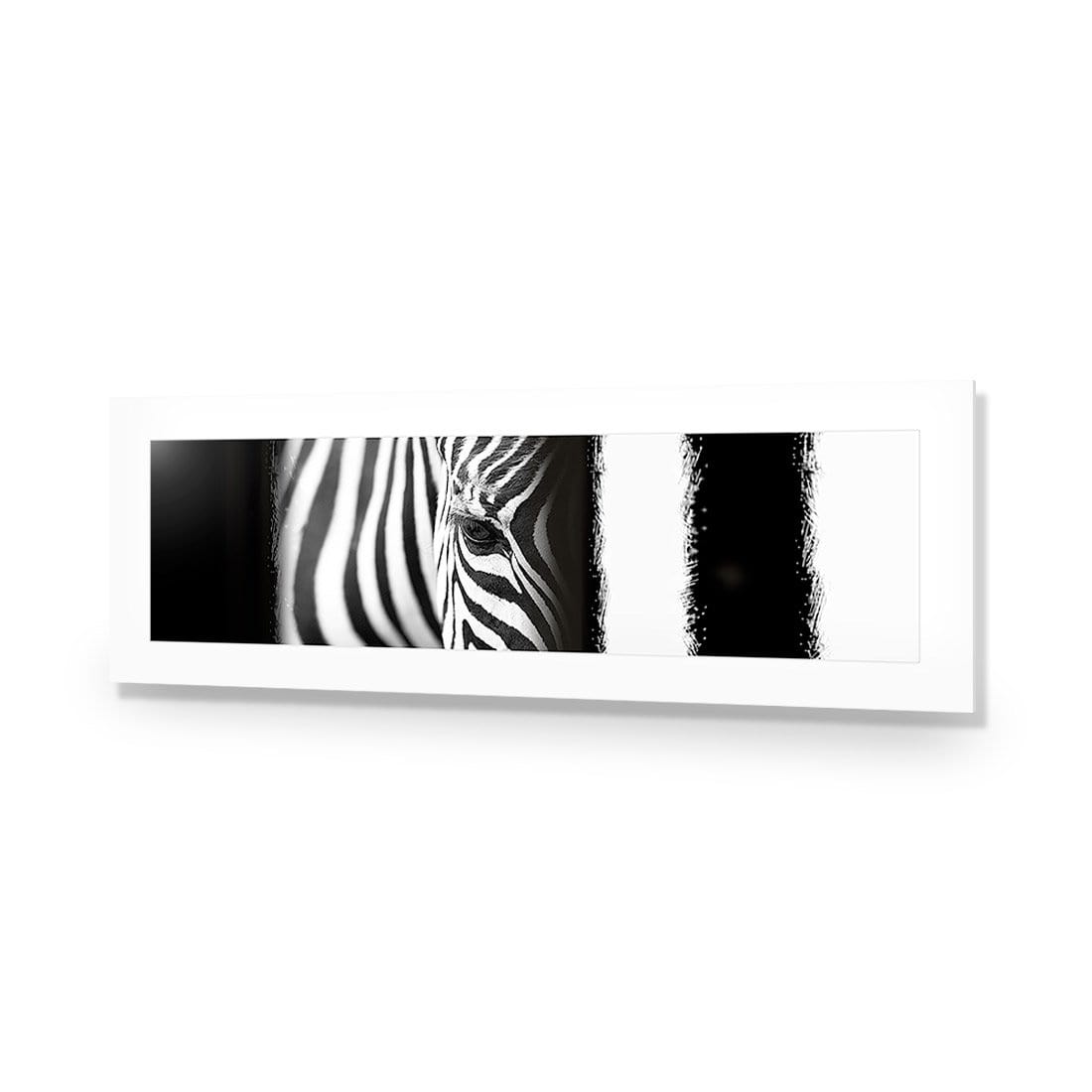 Zebra Eye Arty, black and white - Wall Art Designs - 493_BL_H WAD_AP - 030 - MAT_90x30_NONE