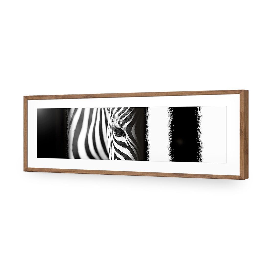 Zebra Eye Arty, black and white - Wall Art Designs - 493_BL_H WAD_CP - MPY - 260 - M - S - S_60x20_S - 1550 - NAT