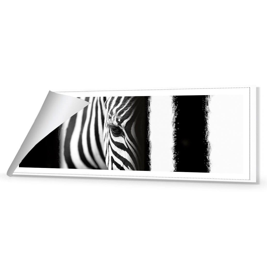 Zebra Eye Arty, black and white - Wall Art Designs - 493_BL_H WAD_CP - MPY - 260 - M - R_60x20_NONE