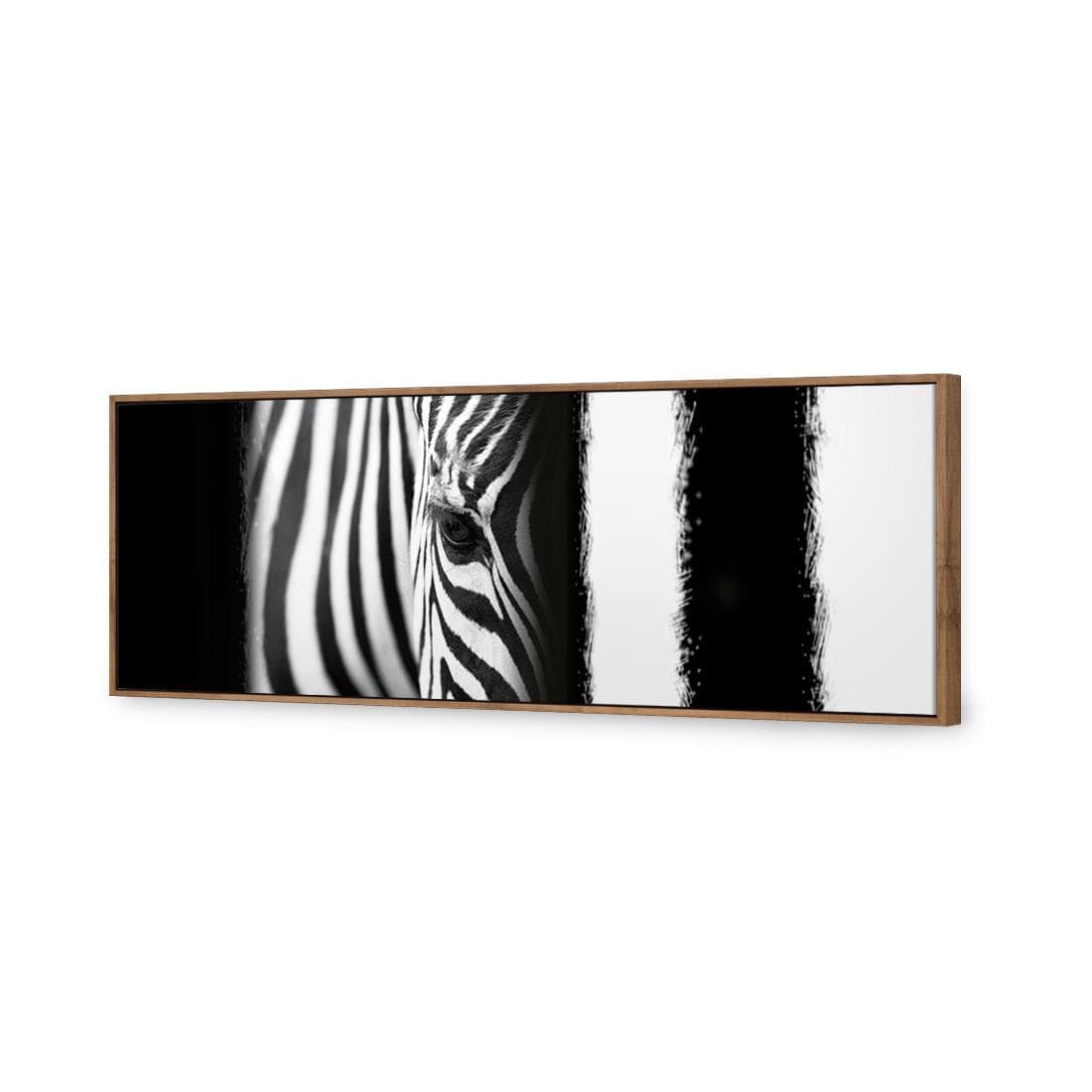 Zebra Eye Arty, black and white - Wall Art Designs - 493_BL_H WAD_CP - MPY - 260 - M - S - S_60x20_S - 1550 - WHT