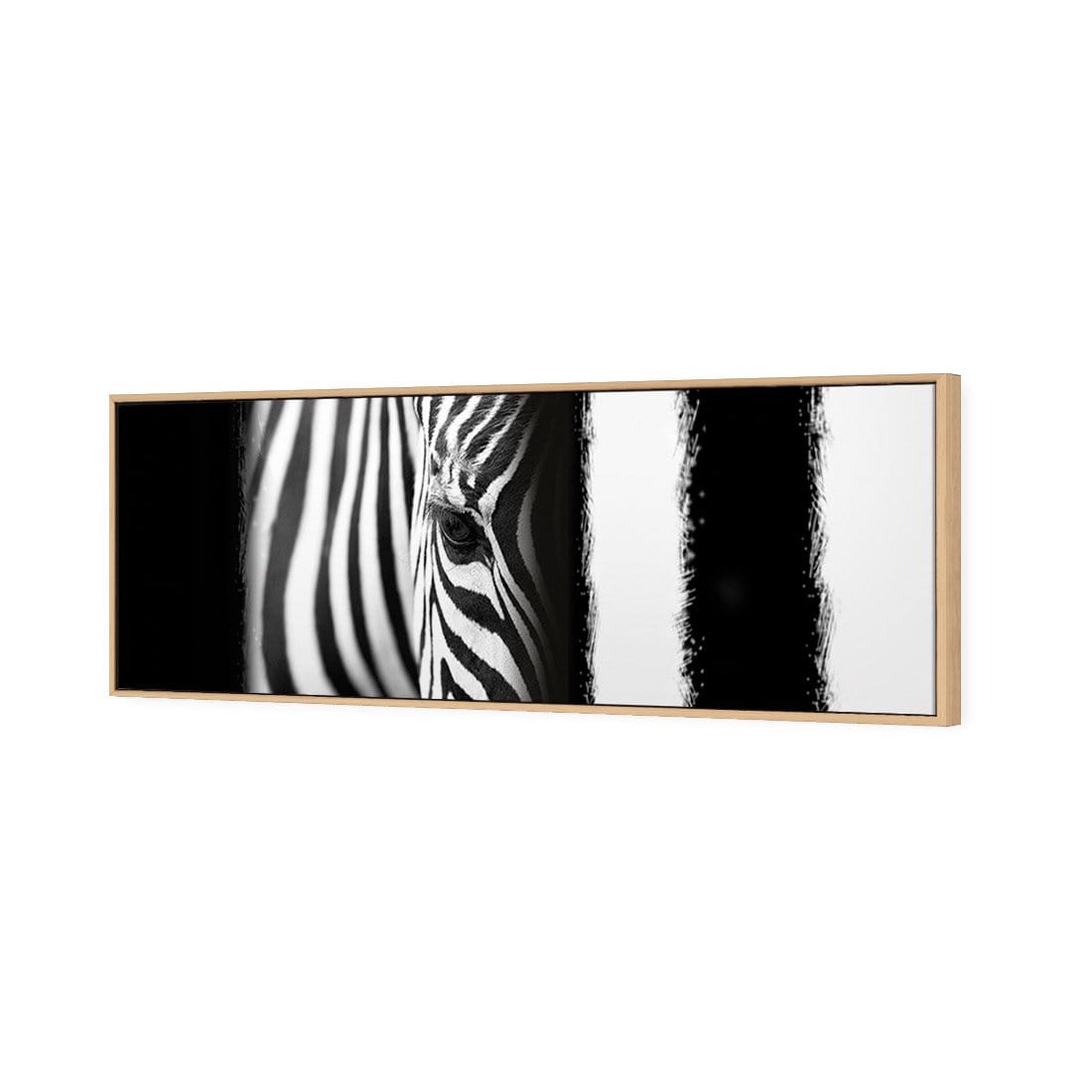 Zebra Eye Arty, black and white - Wall Art Designs - 493_BL_H WAD_CP - MPY - 260 - M - S - S_60x20_S - 1550 - WHT