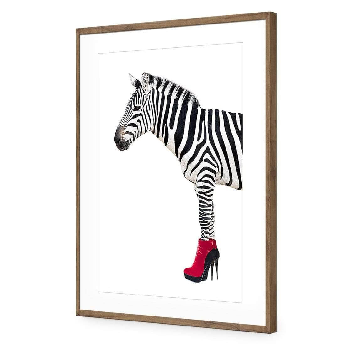 Zebra In Red Boots - Wall Art Designs - 256_DR_V WAD_AP - 030 - MAT_45x30_S - 2538 - NAT