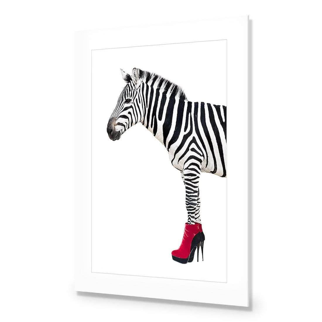 Zebra In Red Boots - Wall Art Designs - 256_DR_V WAD_AP - 030 - MAT_45x30_NONE