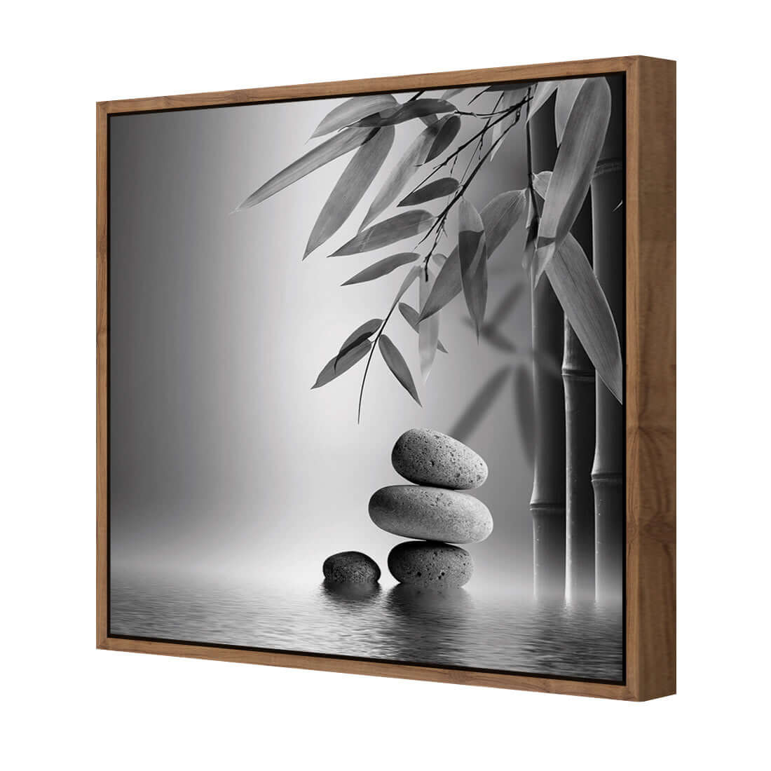 Zen Stones, Black and White (Square) - Wall Art Designs - 1162_BS_Q WAD_CP - MPY - 260 - M - S - S_37x37_S - 1550 - NAT