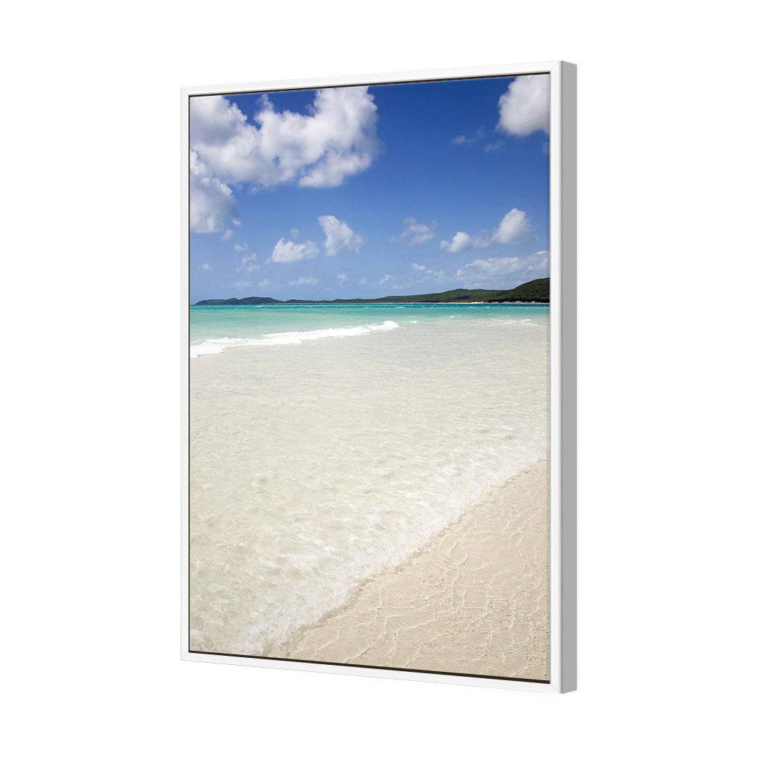 Whitehaven Beach Canvas Art-Canvas-Wall Art Designs-45x30cm-Canvas - White Frame-Wall Art Designs